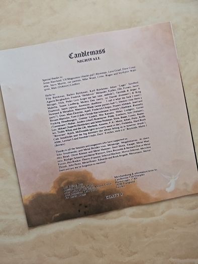 Candlemass CD - Nightfall