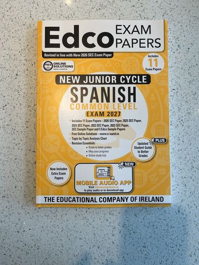 2027 EDCO Junior Cycle / Certificate Spanish Exam Papers - BRAND NEW