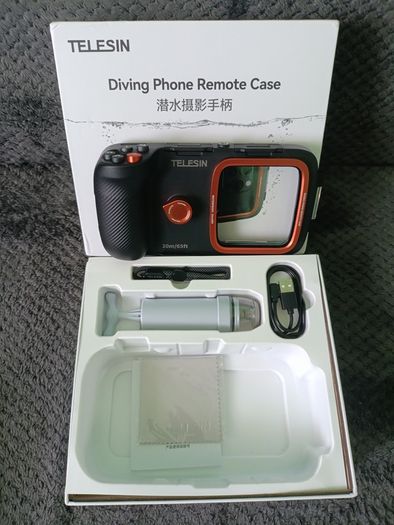Telesin Underwater Waterproof Diving Snorkeling Phone Remote Case Universal