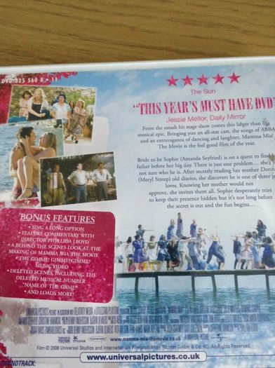 Mamma Mia DVD