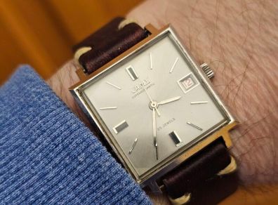 Vintage Automatic Swiss Made Camy Superautomatic Swiss Watch 1970s