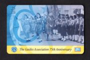 2000 Gibraltar 25 unit The Guide Association 75th Anniversary (Siemens - S5 (Module 33)) Phonecard