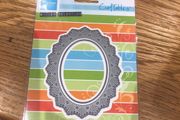 Silver oval die