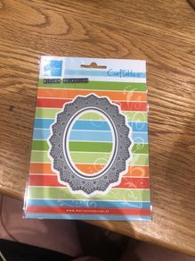 Silver oval die