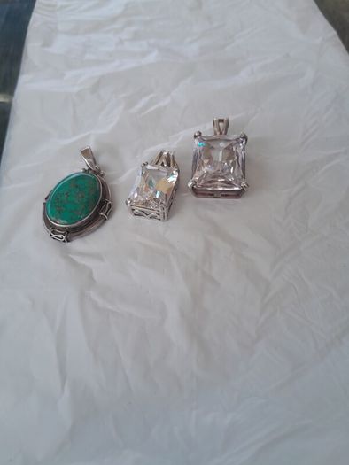 3 silver pendant