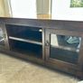 Dark wood tv unit/cabinet Image 3