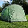 Abberley 2 berth 3.7m x 2.2m Tunnel Tent Green - 5000mm waterproofing UV Protection Canopy Poles & sewn in groundsheet (FREE POSTAGE) Image 5