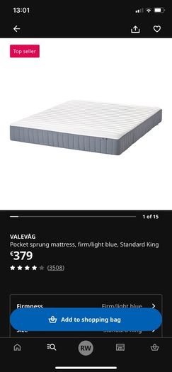 Hemnes standard King