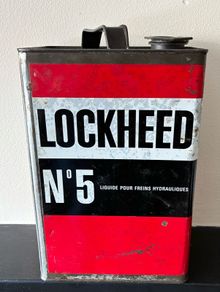 Vintage Lockheed Brake Fluid Can