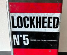 Vintage Lockheed Brake Fluid Can