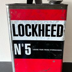 Vintage Lockheed Brake Fluid Can