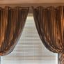 Grey  Velvet Eyelet Curtains Image 2