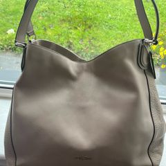 COACH Womens Mixed Leather Edie 31 Shoulder Shoulder Bag
