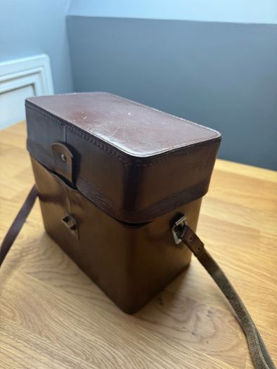 leather vintage camera bag