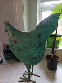 Large Metal Chicken