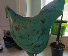 Large Metal Chicken