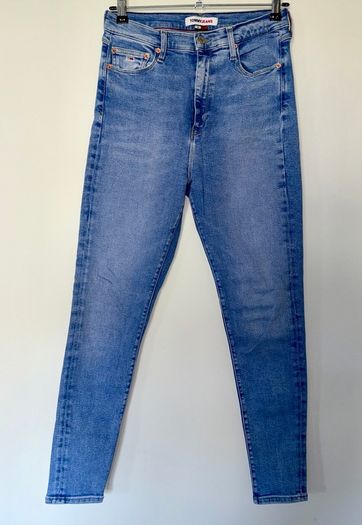 Tommy Hilfiger Jeans Sylvia High Rise Super Skinny Jeans W29 L30 Light Blue Denim