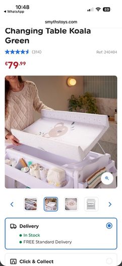 baby multi purpose baby changing table (brand new in box)