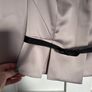 Coast mother of the bride groom champagne satin skirt suit UK12 Image 5