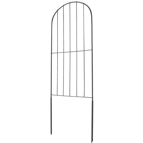Garden Fence, No Dig Fence 61 cm (H)x 33 cm(L) Animal Barrier Fence, Underground Decorative Garden Fencing with 5.1 cm Spike Spacing, Metal Dog Fence for the Yard and Outdoor Patio, 28 Pack