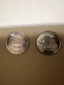 Irish 5p coins