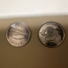 Irish 5p coins