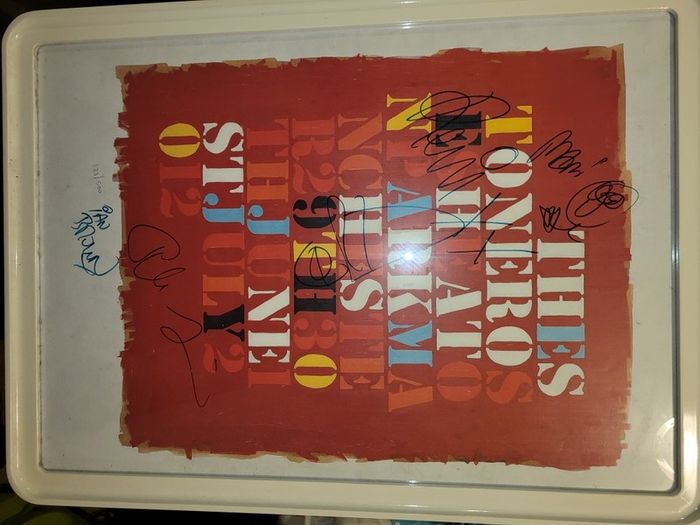 Fully signed Stone Roses Heaton Park hand numbered limited edition screen print 133/500