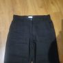 Black Wide Leg Trousers Image 3