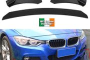 4 Pcs Universal Car Front Bumper Lip Chin Spoiler Splitter Body Kit Glossy Black. Suit BMW Audi Mercedes Mini Toyota Honda Nissan VW