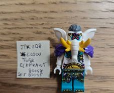 lego mk108 yellow tusk elephant, set 80047, 80045