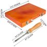 Wood Chisel Sets 12pcs Lathe Chisels 3-3/4Inch /95MM Woodworking Chisels 9Inch Wood Lathe Tools Wood Chisels Lathe Tools Image 4