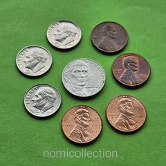 USA coins mixed years.