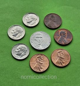 USA coins mixed years.