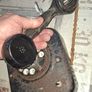 2 Black Metal Rotary Dial Telephone, Military Grade Version of their standard tabletop 1930s rotary sets Image 5