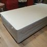 Single divan bed with pristine clean mattress and space for headboard Image 2