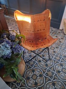 Butterfly chair and cushions