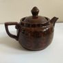 Lovely Vintage Small One Cup Brown Betty Style Teapot By Globe Pottery, Made in England Image 4