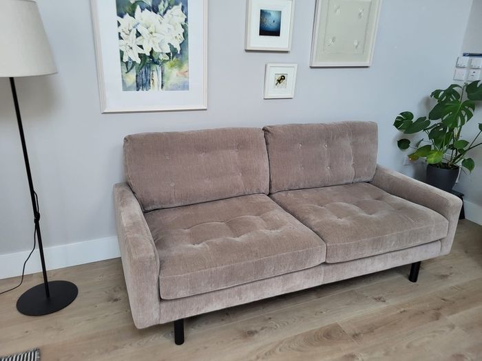 Contemporary Button-Back Sofa
