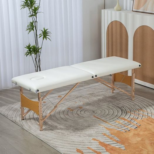 Folding massage table 2 zone