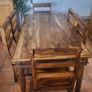 Large 8 seater table and chairs Image 2