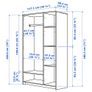 IKEA Brimnes three-door wardrobe Image 2