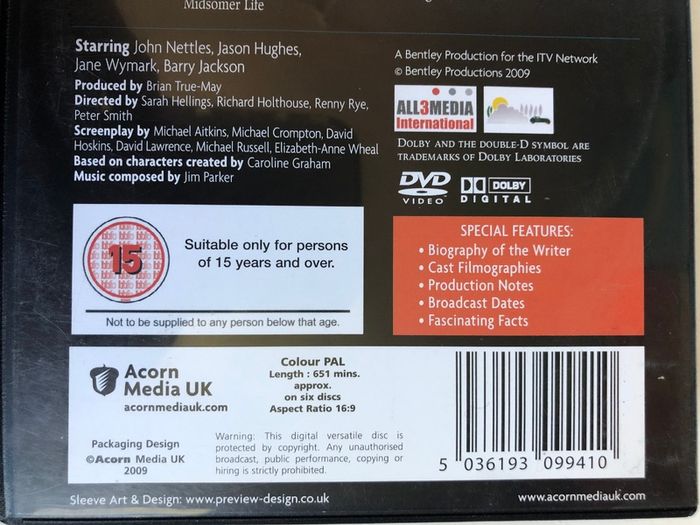 Midsummer Murders [(2008-2010] Season 11 [TV DVD Boxset]