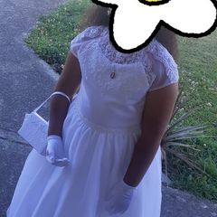 communion dress and accessories