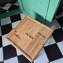 Bamboo Low Vintage Retro Midcentury Bamboo low table Image 6