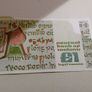 Irish One Pound Banknote Image 4