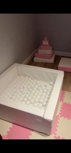 Pink & white Softplay Set