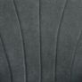 Accent Chair with Rolled Arms and Wood Legs, Armchair for Living Room Bedroom, Grey Image 4