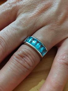 Sterling Silver Ring - Size M - Stamped for Silver (S64)