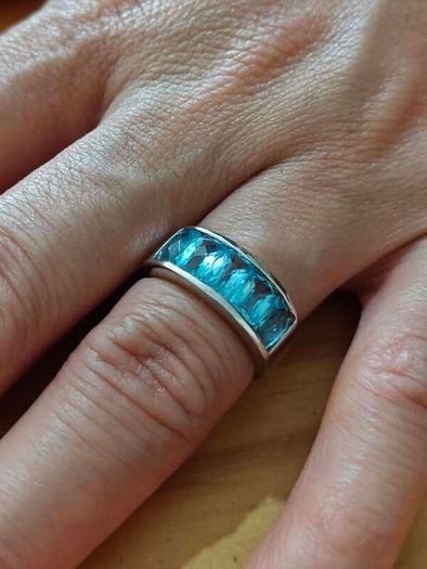 Sterling Silver Ring - Size M - Stamped for Silver (S64)