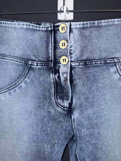 Freddy WR UP Denim 3 Button Full Length Stonewash  Sculpting Jeans  UK 10